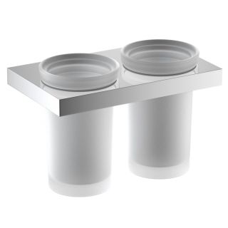 Стакан для зубных щёток двойной Timo Petruma 15234/00 хром